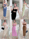 SIRINNN Off- Hollow Out  Tube Dresses